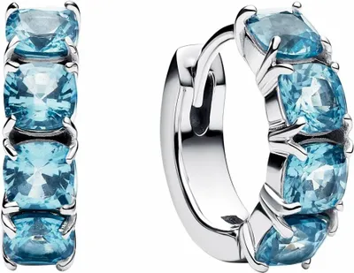 Produktbild von PANDORA Schmuck JEWELRY SPARKLING DOUBLE HOOP EARRINGS 293851C01