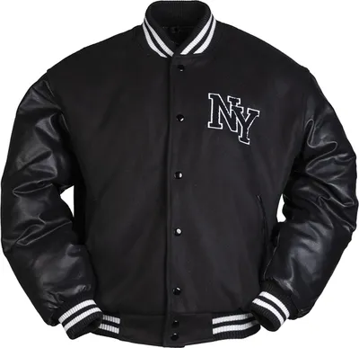 Produktbild von NY Baseballjacke mit Patch schwarz, S