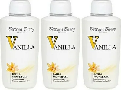 Produktbild von Bettina Barty Vanilla Bath & Shower Gel, 3 x 500 ml