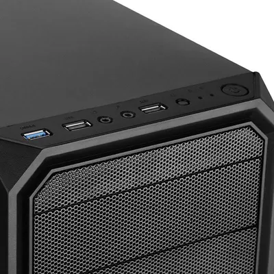 Produktbild von ATX Mini-Tower Rechner mit Kartenlesegerät NOX NXCBAYMX2 Schwarz