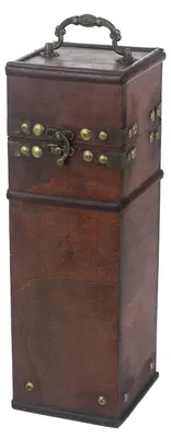 Produktbild von HMF Weinbox aus Holz im Vintage-Design, Frankreich, VWB-FRA-HF-01