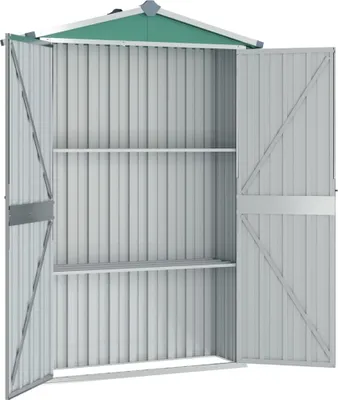 Produktbild von " "Gerätehaus Moderner design - Geräteschuppen - Garagenzelt Grün 116x45x175 cm Verzinkter Stahl NeuMöbel 5101796