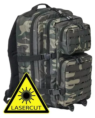 Produktbild von Brandit Us Cooper Lasercut L 40l Rucksack Grün Grün One Size