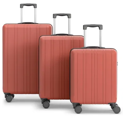 Produktbild von 3-teiliges Kofferset - Leichtgewicht ABS - Robuste Hartschalenkoffer - TSA-Schloss