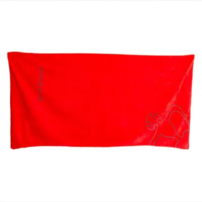 Produktbild von Süßes schwarzes Kronenhandtuch Rojo