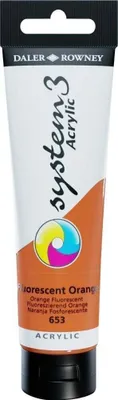 Obrázok produktu pre Daler-Rowney System3, 150 ml, Oranžová, Rúra