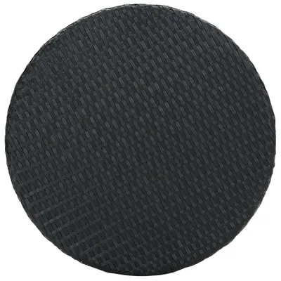 Immagine prodotto di vidaXL Tavolo da giardino nero 60,5x106 cm Poly Rattan