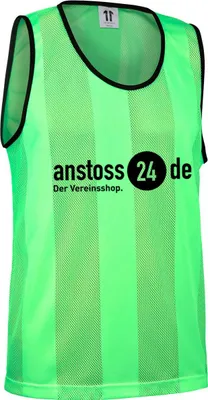 Produktbild von ELF Sports Leibchen mit Druck "anstoss24.de" Grün XL
