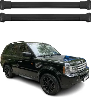 Image de Barres de toit transversales pour Range Rover Sport L320 2005-2013 Alu Noir