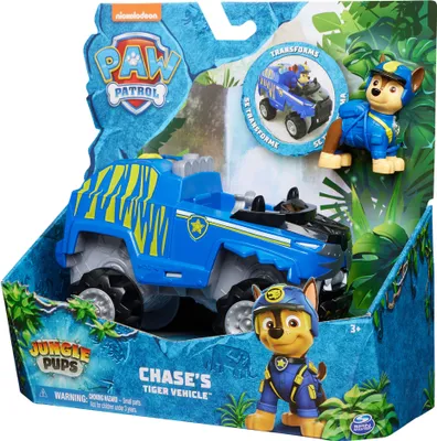 Produktbild von Paw Patrol Jungle Pups Vehicle Chase Set + Figur