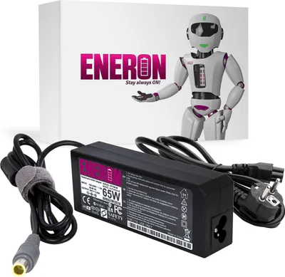 Image de Adaptateur secteur pour ordinateur portable 65 W 20 V 3,25 A 7,9 x 5,5 mm Compatible avec IBM / Lenovo Adaptateur secteur noir