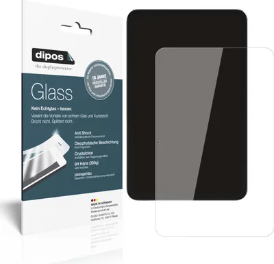 Produktbild von 2x Schutzfolie für Nokia T20 - Anti-Shock 9H Folie dipos Glass Kunststoffglas