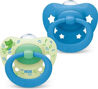 Produktbild von NUK Signature Schnuller Silikon Gr.3 – Blau, Klassisch & BPA-frei