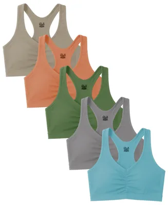 Produktbild von y Basics Damen-BH, Baumwolle, Elasthan, Racerback-BH, 4-Wege-Stretch, Pullover