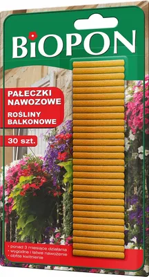 Obrázek produktu pro BIOPON Tyčinky pro balkónové rostliny 30 ks.