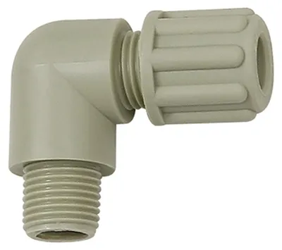 Produktbild von Riegler Winkel-Einschraubverschraubung, G 1/4 a., für Schlauch 4/6 mm, PP