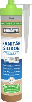 Produktbild von PRIMASTER Sanitär Silikon Premium grau 280 ml