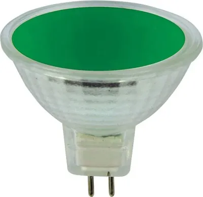Produktbild von Halogen Reflektor Spiegelreflektor MR16 50W GU5,3 12V Grün dimmbar 36°