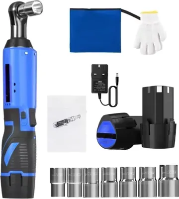 Produktbild von Kabelloser Elektroschlagschrauber – 12V – 200Nm – 2x1500mAh Batterien – 7 Steckaufsätze – 3/8"