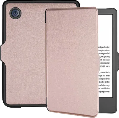 Produktbild von imoshion Slim Hard Case Klapphülle Kobo Clara 2E / Tolino Shine 4 - Rosé gold