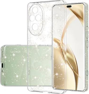 Produktbild von Techsuit Sparkle Skin Back Cover Hülle für HONOR 200 Pro - Transparent