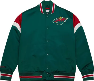 Produktbild von M&N Heavyweight Satin Jacke NHL Minnesota Wild - L