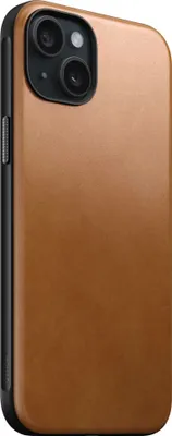 Image de Nomad Modern Leather Case iPhone 15 Plus English Tan