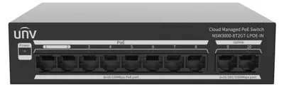 Produktbild von Switch Uniview Cloud Managed 8 Portas PoE + 2 Portas Gigabit RJ45 - NSW3000-8T2GT-LPOE-IN