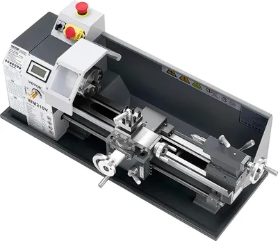 Zdjęcie produktu dla Tokarka do metalu 21x37 cm 550W regulacja obrotów 0-2500 RPM stołowa