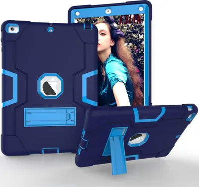 Zdjęcie produktu dla Etui na iPada 9,7" 2018/2017 Armoured z podstawką Niebieski
