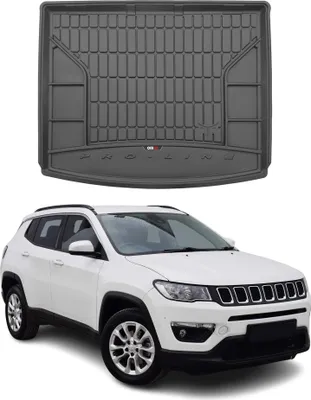 Produktbild von OMAC Gummi Kofferraumwanne für Jeep Compass 2016-2020 TPE Laderaumwanne Schwarz