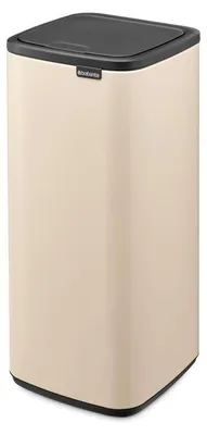 Obrázok produktu pre Brabantia Bo Touch Bin, 10 L, Obdĺžnikový, Oceľ, Béžová, Plast, Pedál