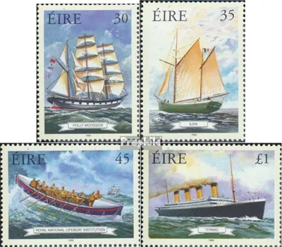 Produktbild von Briefmarken Irland 1999 Mi 1134y-1137y (kompl.Ausg.) postfrisch Geschichte der Seefahrt