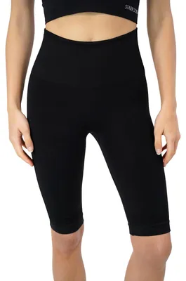 Produktbild von STARK SOUL Radler Shorts - High Waist für Damen - schwarz, Größe S