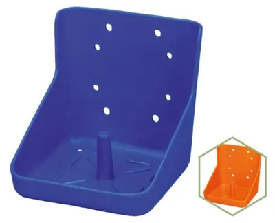 Produktbild von LISTER Salzlecksteinhalter SL 3 FLEX Blau-Orange