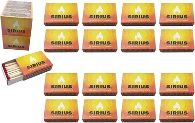 Zdjęcie produktu dla Zapalniczki Lucifers – 60 sztuk, 2700 sztuk zapalniczek, 45 mm
