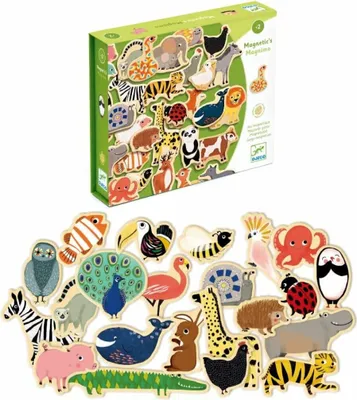 Zdjęcie produktu dla DJECO Magnetyczne zwierzęta z zoo