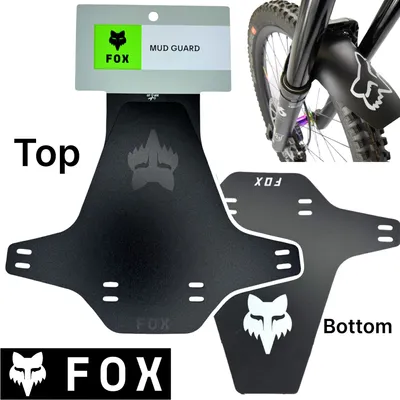 Produktbild von Fox Mud Guard Fahrrad Schutzblech Retro Logo Schwarz