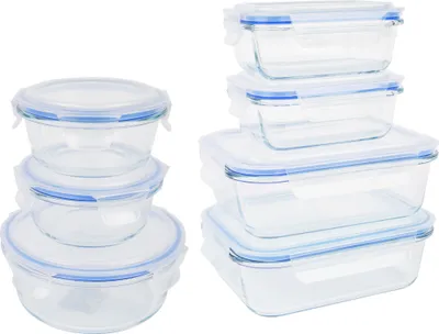 Produktbild von Frischhaltedose, Glas, 7er-Set