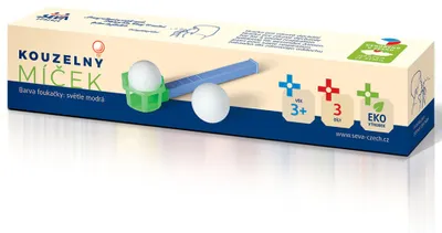 Produktbild von MAGIC BALL – blauer Zauberball, aufblasbares Rätselspiel in einer Schachtel (22 x 4,5 x 3 cm)