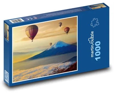 Obrázok produktu pre Puzzle 1000 Balóny nad horami - martinpuzzle