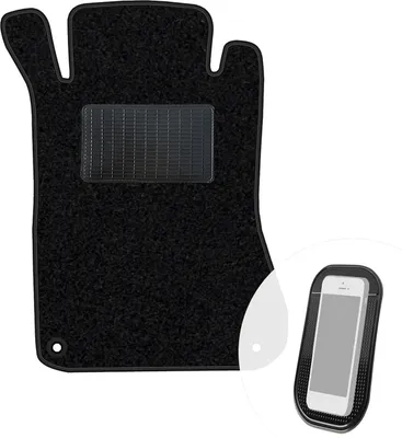 Immagine prodotto di moto-MOLTICO tappetino conducente auto velours lato conducente tappetini auto nero tappetino conducente 1 pezzo adatto per Mercedes-Benz Classe C C205 Coupé 2014-2021