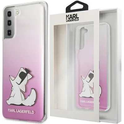 Produktbild von Karl Lagerfeld Klhcs21Mcfnrcpi S21+ G996 Hardcase Różowy/Rosa Choupette Fun