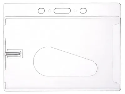 Image de Porte-cartes d'identité, porte-cartes de crédit, étui de protection en plastique transparent