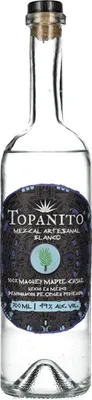 Produktbild von Topanito Mezcal Artesanal Blanco 100% Maguey Madre Cuishe 49% Vol. 0,7l