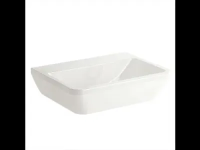 Produktbild von VITRA 7051B403-0016 Waschtisch Integra 645 x 490 mm eckig