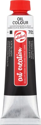 Produktbild von Talens Art Creation Ölfarbe Tube 40 ml Elfenbeinschwarz 701