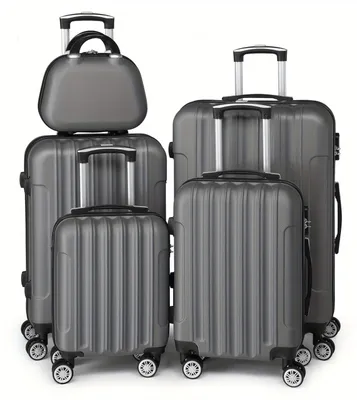 Image de Valises - Valises de voyage - Valises à roulettes - Bagage à main - Bagage en soute - Coque en ABS - Roues multidirectionnelles à 360° - Serrure TSA