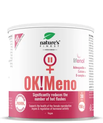 OK! Meno, menopause, Wechseljahre, ashwagandha, b-komplex, #WeAreNature