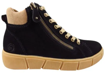 Produktbild von Remonte Stiefelette - Schwarz Kombi Leder : Normal : 36 Größe: 36 Weite: Normal